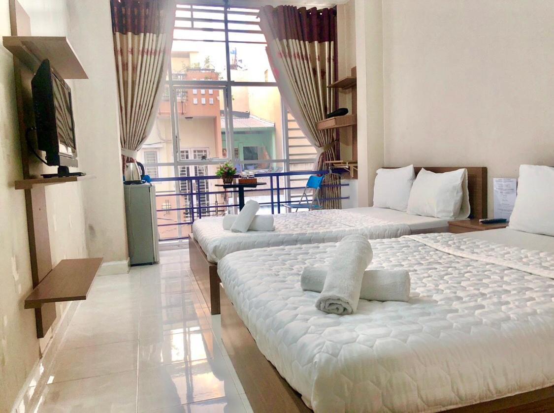 Thanhha Guesthouse At Bui Vien Walking Street โฮจิมินห์ซิตี้ ภายนอก รูปภาพ